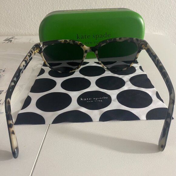 Kate Spade Cayenne Polarized Gray Cat Eyed Sunglasses main image 7
